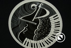 Käsitreitud portselan alus