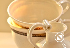 Käsitreitud portselan