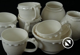 Käsitreitud portselan Meelis Krigul