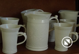 Käsitreitud portselan