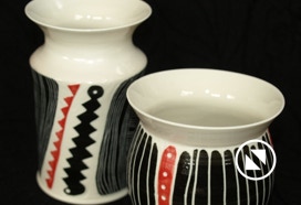 Käsitreitud portselan