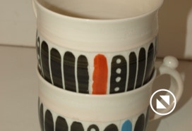 Käsitreitud portselan