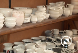 Käsitreitud portselan