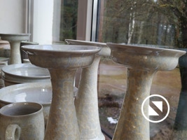 Kristallglasuur küünlajalg Signe Krigul