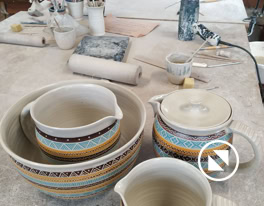 Kohvikann, teekann, suur kauss, kann