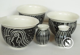 Käsitreitud portselan